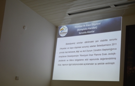 İskenderun'un afet risk analiz sunumu yapıldı!