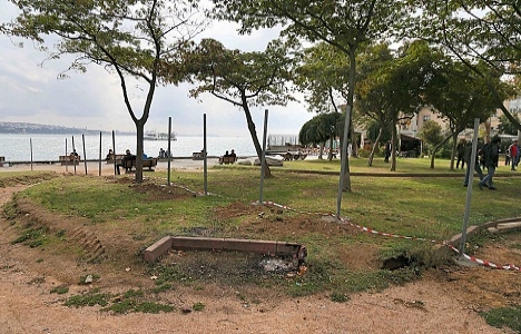  İstanbul Fındıklı Parkı metro inşaatı için kapatıldı!