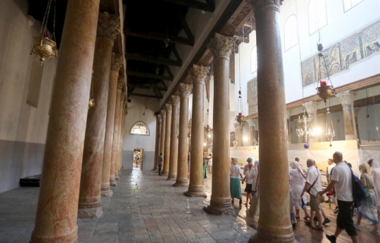 Batı Şeria daki Doğuş Kilisesi restorasyonu tam gaz!