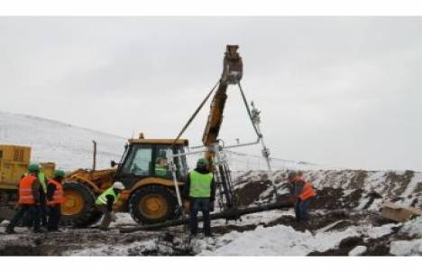 Ardahan doğalgazla tanıştı!