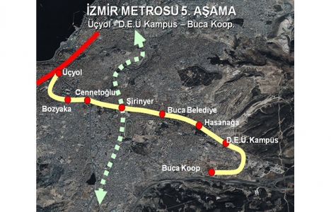 Buca Metrosu'nun proje ihalesi için 5 firma yarıştı!