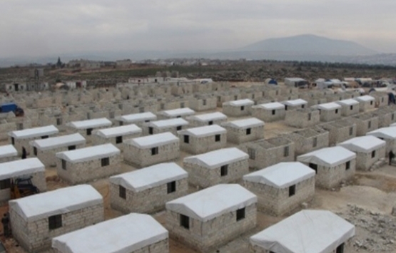 AFAD İdlib'in kuzeyine 616 briket ev yaptı!