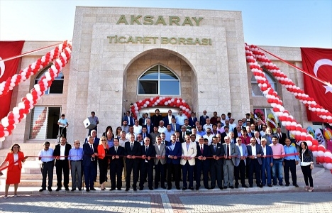 Aksaray Ticaret Borsası Tarım Ticaret Merkezi hizmete açıldı!