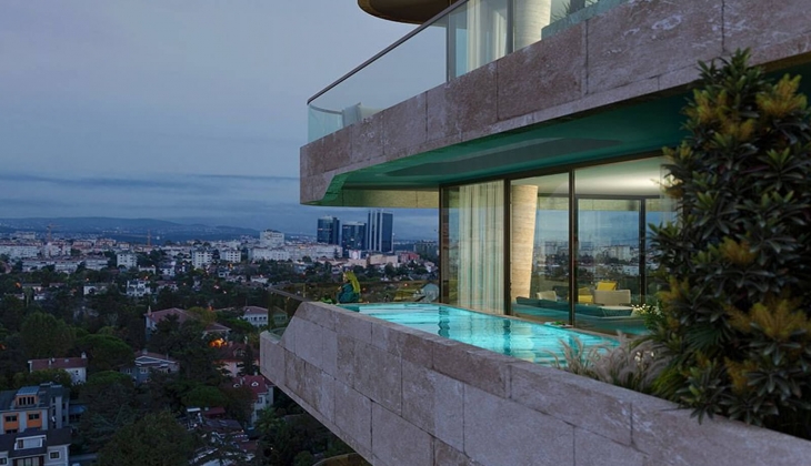 Polat Gayrimenkul den Levent e karma rezidans ofis projesi geliyor! Polat Levent Exclusive için düğmeye basıldı