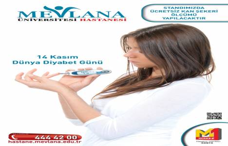 M1 Merkez Konya AVM'de Dünya Diyabet Günü bilinçlendirme etkinliği!