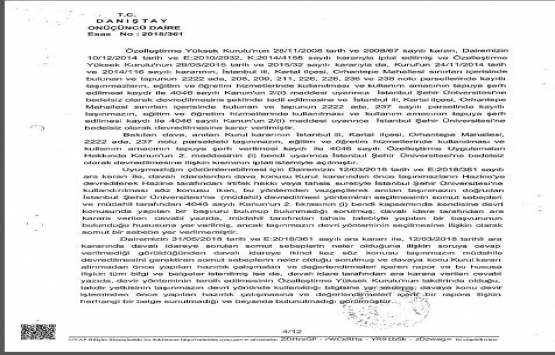 İstanbul Şehir Üniversitesi’ne usulsüz şekilde bedelsiz arazi tahsis edilmiş!