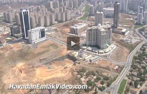Emlak Konut Ataşehir arsasının havadan videosu!