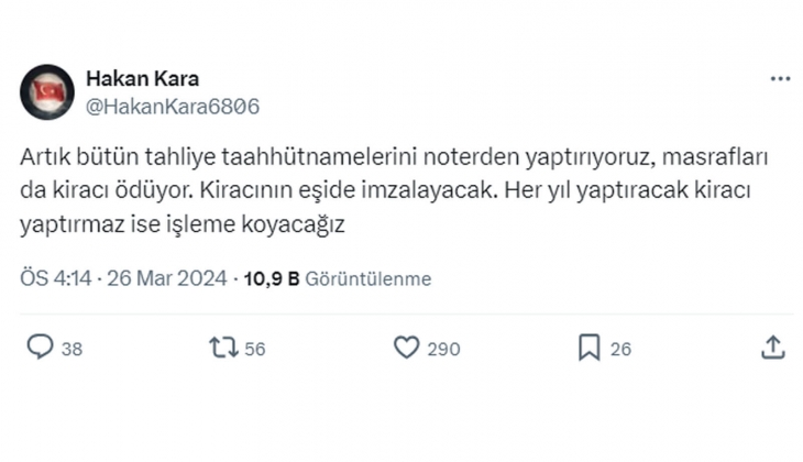Mağdur ev sahipleri: Artık tahliye taahhütnamesi noterden yapılacak, masrafları kiracı ödeyecek, eşi de imza atacak!