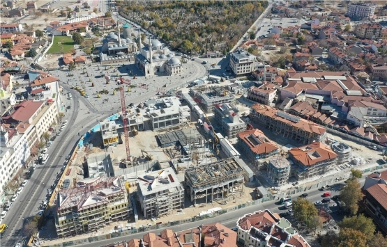 Konya Mevlana Çarşısı nda dönüşüm çalışmalarının yüzde 80 i bitti!