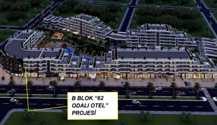 Perma İnşaat tan Antalya ya 252 konut, 62 odalı otel ve 60 ticari alanlık karma proje geliyor!