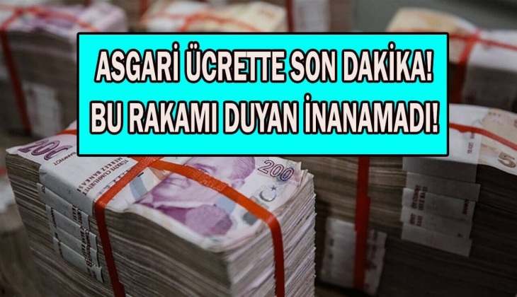Asgari ücret 2023 toplantısından ilk rakam çıktı! Bu rakamın altında masaya oturulmayacak! Tam 9 bin TL...