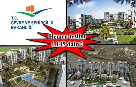 Bakanlık, Emlak Konut'un 3 projesini açık artırmayla satıyor!