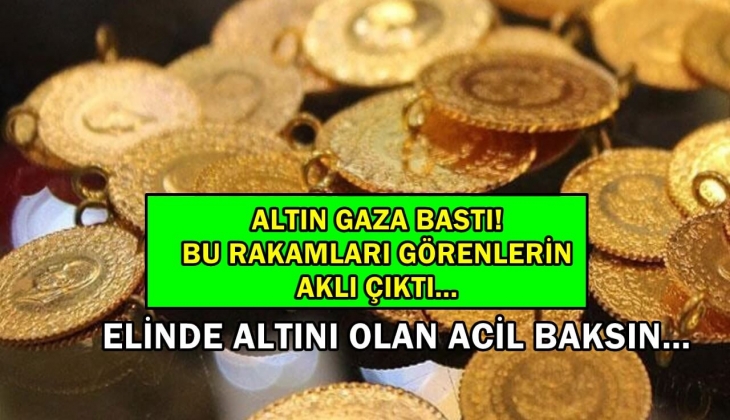 Altın gaza bastı! Bu rakamları görenlerin aklı çıktı! Elinde altını olan acil baksın! 22 Aralık 2022 altın fiyatları