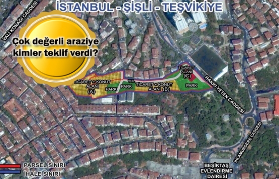 Marmara Üniversitesi Nişantaşı arsa ihalesine 6 teklif!