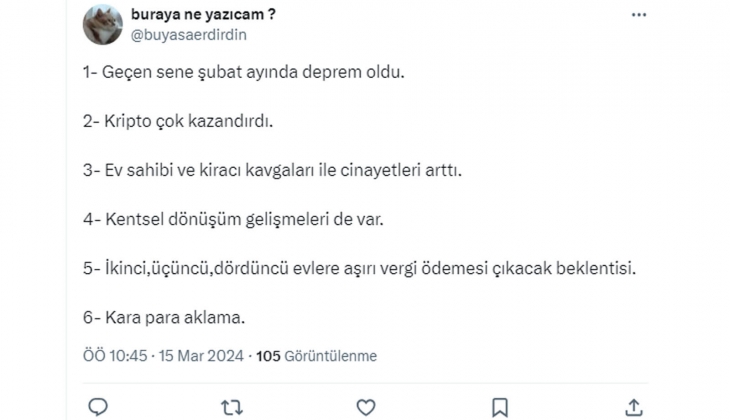 Tebernüş Kireçci sordu: Konut fiyatlarının düşeceği beklentisi var ama satışlar artıyor! Neden?