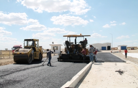 Edirne'deki tesislerde asfaltlama çalışmaları başladı!