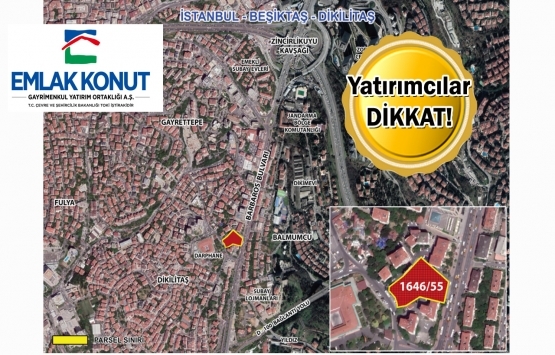 Emlak Konut GYO Dikilitaş'taki arsasını satıyor!