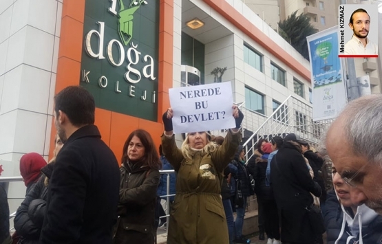 Veliler öğretmenler için eylemde: İnşaatçıdan eğitimci olmaz!