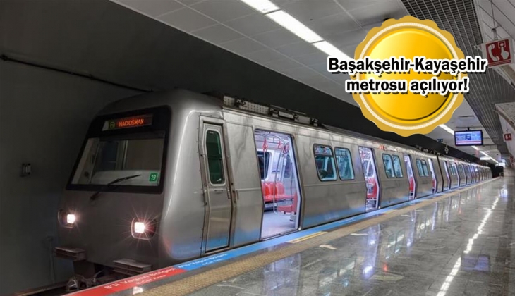 Başakşehir-Kayaşehir Metro Hattı çok yakında hizmete açılacak!