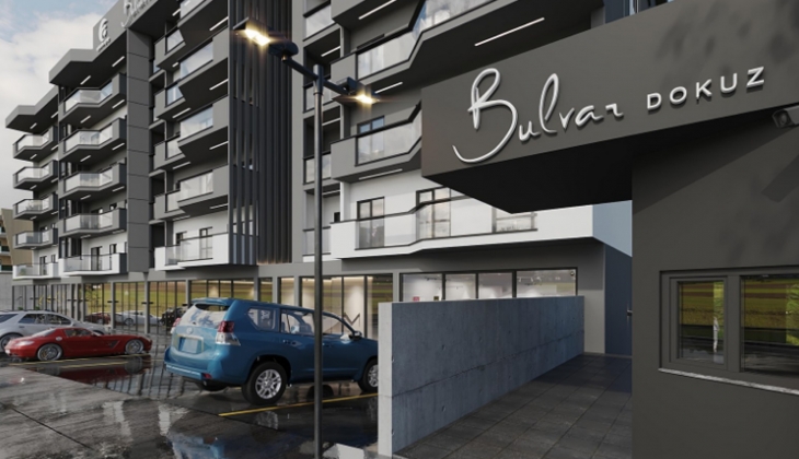 Bulvar Dokuz’da 4 milyon 900 bin TL’den başlayan fiyatlarla Ağustos’ta teslim…