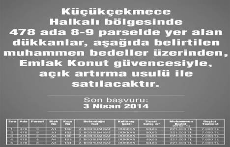 Emlak Konut Halkalı dükkan başvuruları bugün sona eriyor!