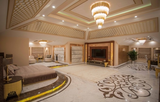 Dubai Emiri nin Darıca daki gözkamaştıran altın kaplama malikanesi!