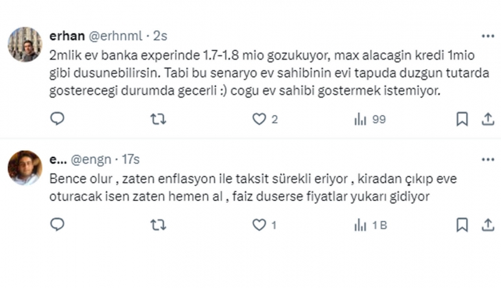 Kredi masraflarıyla 4 milyon TL ye alınan evin değeri 5 yıl sonra 4 milyon TL yi aşar mı?