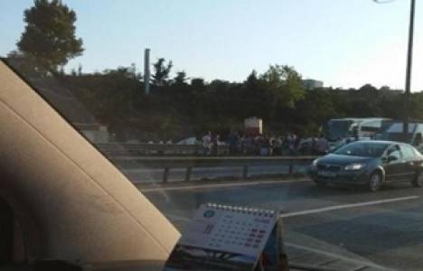 FSM'de çalışan işçiler köprüyü kapattı!