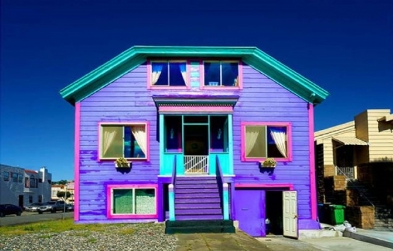 Bakması bile keyifli olan renkli evler!