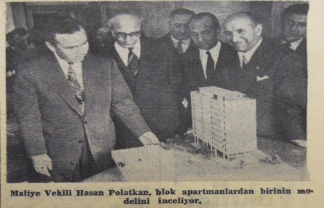 1955 yılında Levent Mahallesi 4'üncü kısım inşaat temeli atılmış! 