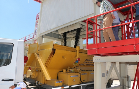 Çankırı Belediyesi nin asfalt şantiyesi tamamlandı!