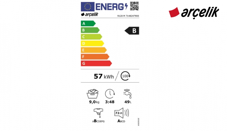 Arçelik 9120 M Çamaşır Makinesi 9.874 TL! İşte özellikleri ve teknik bilgileri! 20 Şubat 2023 fiyat listesi