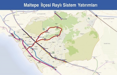 İşte İstanbul un raylı sistem haritası!
