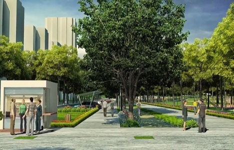 Hayat Park Meydanı Bahçekent in ilk görselleri!