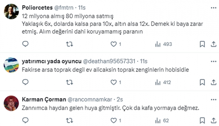 4 milyon dolara alınan arsa 2.5 milyon dolara satıldı: Duyan şaşırdı!