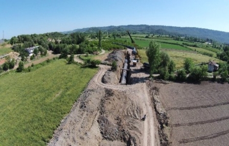 Karacaören 2 isale hattının dörtte birlik kısmı tamamlandı!