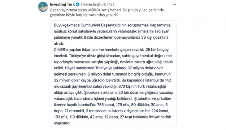 250 bin dolara ev alan yabancılar, evleri iki katına sattı: Para vererek vatandaşlık veren tek ülke olduk!