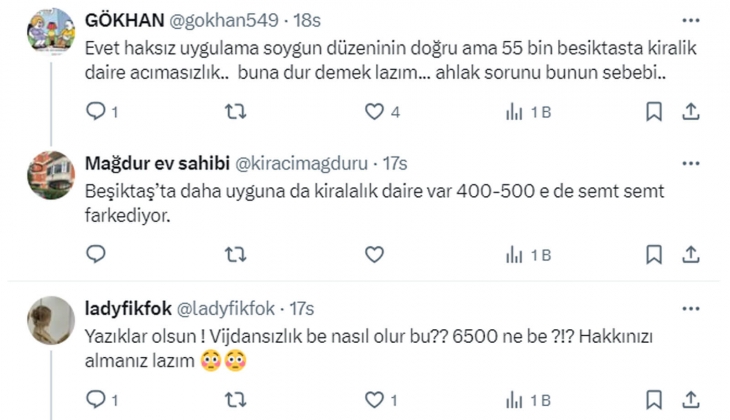 Yüzde 25 zam sınırına takılan ev sahiplerinin mağduriyeti bitmedi: Yan apartmanda kira 55 bin TL, benim aldığım 6.500 TL