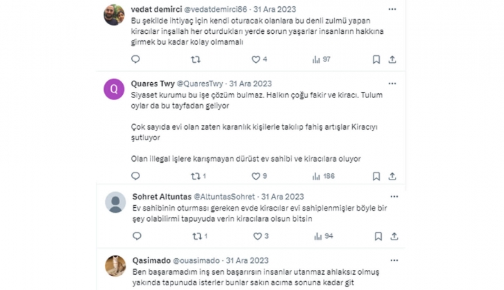 Ünlü doktordan 2024 dileği: Umarım bu yıl benim gibi on binlerce mağdur insan evlerine kavuşur!