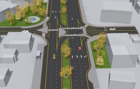 Hastane ve Esma Hatun Kavşağı'nda çalışmalar devam ediyor!