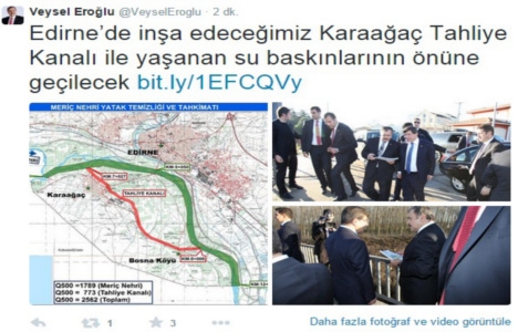 Karaağaç Tahliye Kanalı ile su baskınlarının önüne geçilecek!