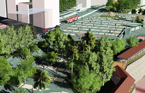 Antalya Cumhuriyet Meydanı'nın inşaatı başladı!