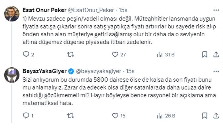 Konutta peşin ödemeye de taksitli ödemeye de aynı fiyat veriliyor!