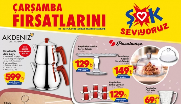 ŞOK Market duyurdu! Paslanmaz çelik çaydanlık 599 TL'ye, kahve makinesi 129 TL'ye düştü! ŞOK aktüel ürünler kataloğu...