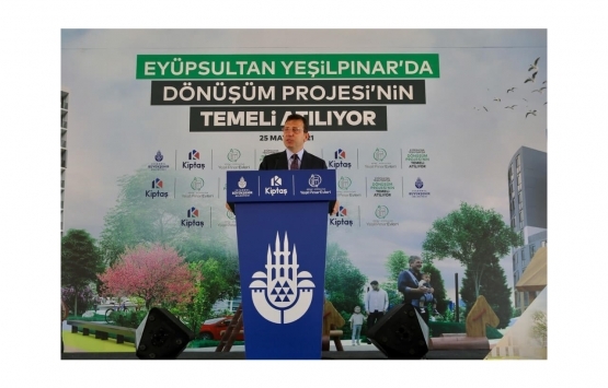 KİPTAŞ Yeşilpınar kentsel dönüşüm projesinin temeli atıldı!