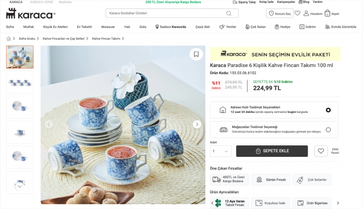 Karaca’da yüzde 30’a varan günün fırsat ürünlerini kaçırma! İşte 4 Ekim 2022 fiyat listesi