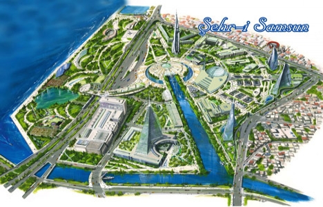 Şehr-i Samsun projesi 1.150 dönüm alan üzerinde kurulacak!
