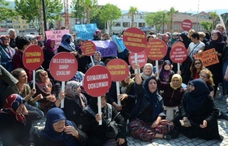 Bursa Kayapa'ya yapılacak çöp depolama tesisi protesto edildi!