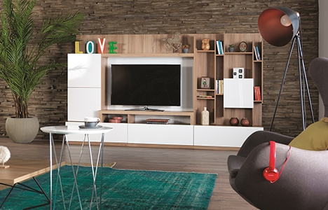 İder Mobilya Kardia TV Ünitesi ile evinize hareket katın!