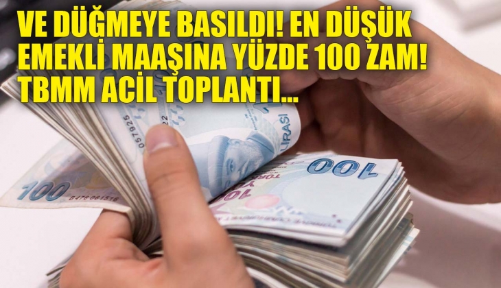 Emekli maaşları en düşük 4 bin 250 lira olur mu? TBMM'deki teklif eğer yasalaşırsa...